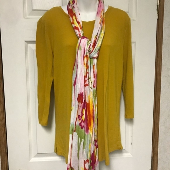🔥3/$15🔥 Old Navy Floral Scarf - Picture 5 of 6